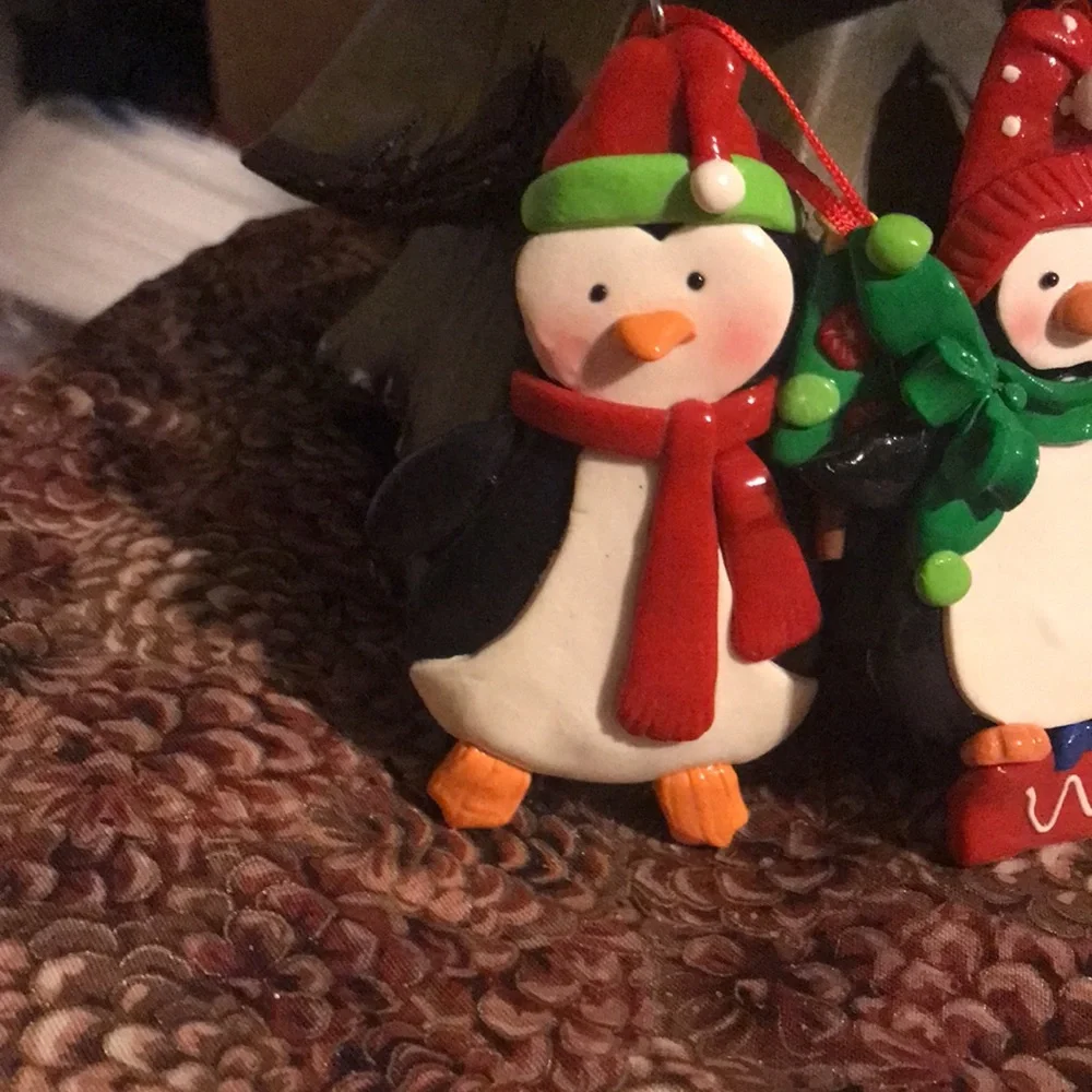 Set of 3 Penguin Ornaments